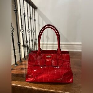 Kate Spade Vintage Glossy Red Shoulder Bag